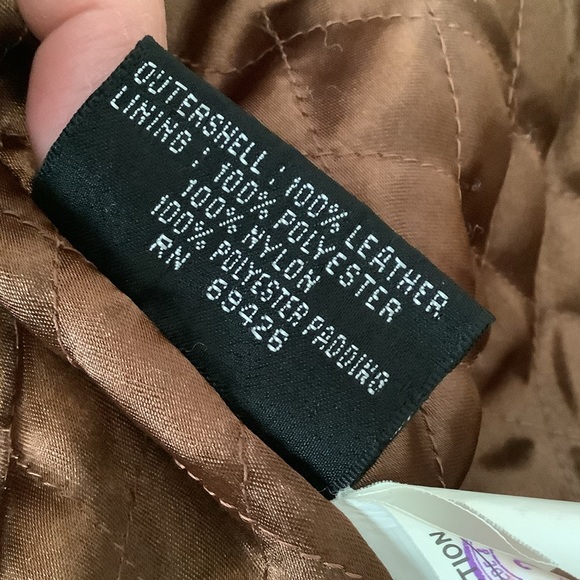 Vintage Wilson 1985 leather jacket size L - Picture 4 of 14